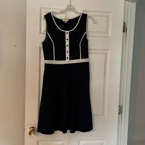 Mod Cloth dress, navy and white